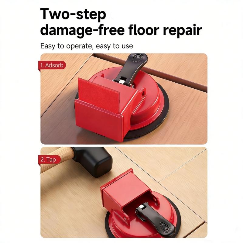 Heavy Duty Floor Joint Amendment Tool With Rubber Suction Cup For Laminate Hardwood Tile Stone Face Positioning