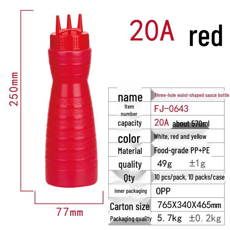 Available: Multi-use Sauce Squeezing Bottle with Pointed Spout for Ketchup, Salad Dressing, and More.