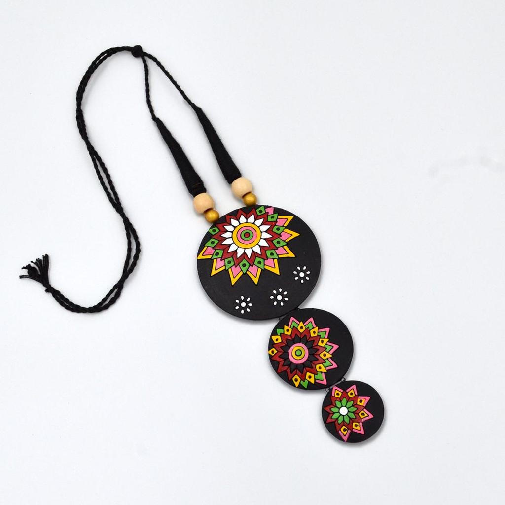 Terracotta Necklace & Earrings Dark Cottagecore
