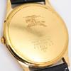 Used Operation BURBERRY Watch Gold Dial Round Men's 3369