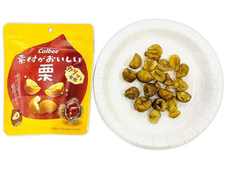 

[Товар с ограниченной продажей] Calbee Delicious Chestnuts 30 г x 12 пакетиков