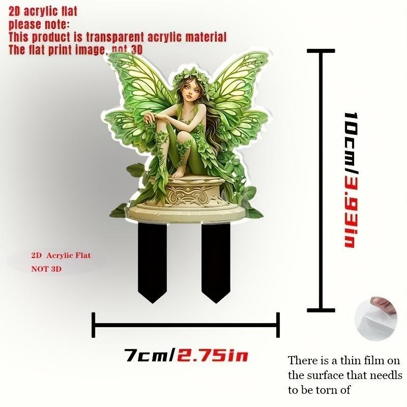 2D Acrylic Garden Pile and Floor Insertion Collection Outdoor Garden Ornament Scene Decoration Props