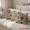 2D Floral Patterned Decorative Cushion Covers For Sofa Pattern Cushion Cover Suitable For Sofa Bedroom Car Pillow Cover