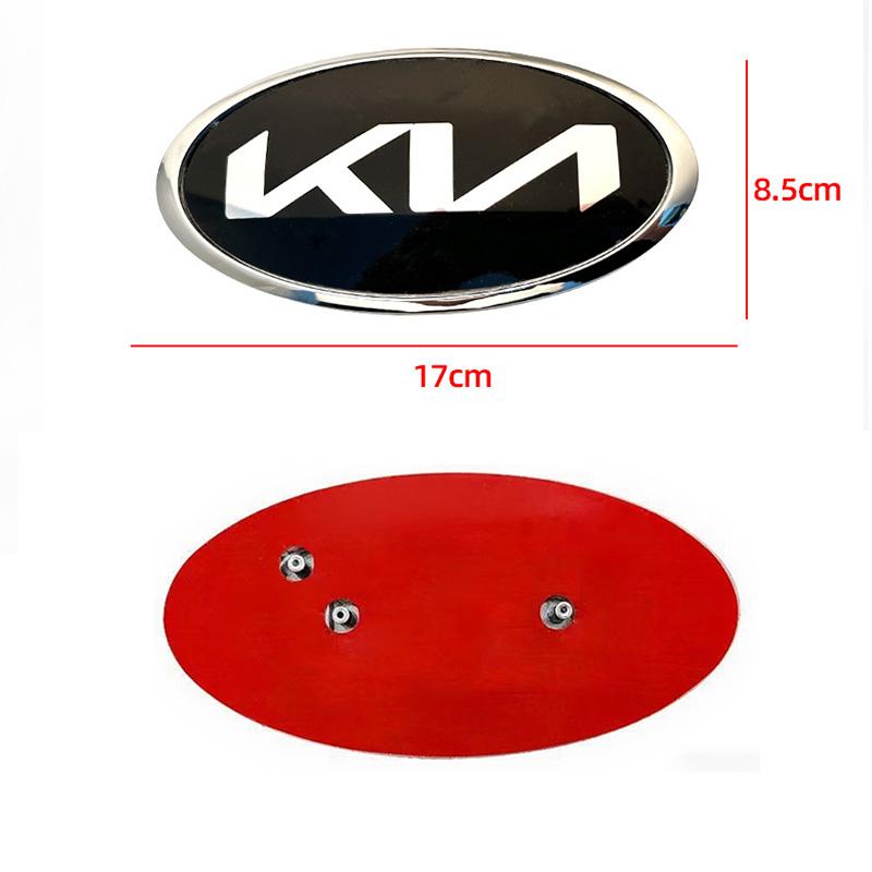 AABIW1 Car Front Gril Rear Trunk Emblem Sticker Accessories For Kia GT-Line Sportage Ceed Rio Picanto Sorento Soul Cerato Venga K9 Niro