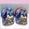 Super Mario Cartoon Baseball Cap Adjustable Sun Hat For Kids And Adults