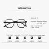 Fashion Polygonal Anti Blue Light Presbyopia Glasses For Women Men Computer Presbyopia Hyperopia Reading Eyeglasses