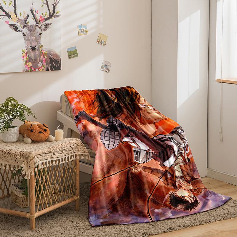 Cartoon Sunman Giant Series Double-Sided Flannel 3D Digital Printing Blanket Blanket