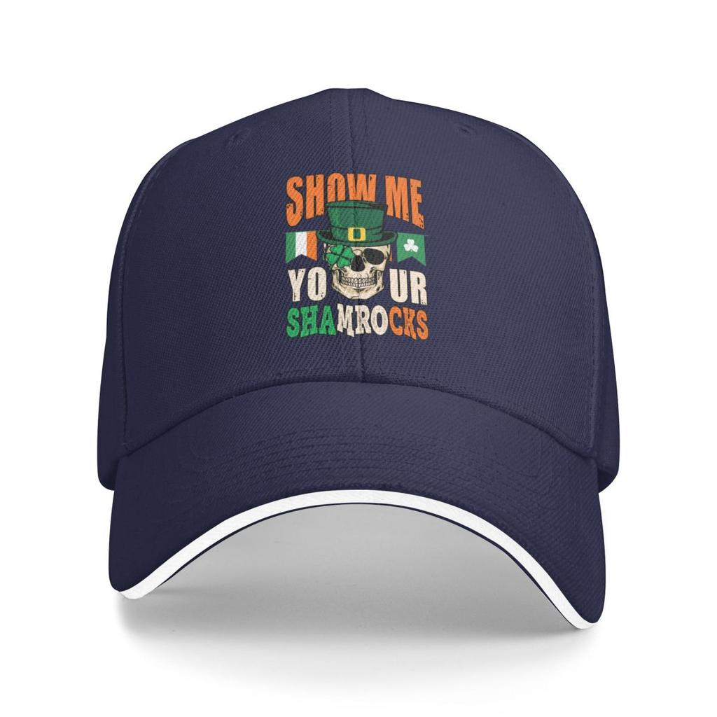 Baseball Caps Show Me Your Shamrocks St Patrick's Day Graphic Female Male Sport Spring Hats