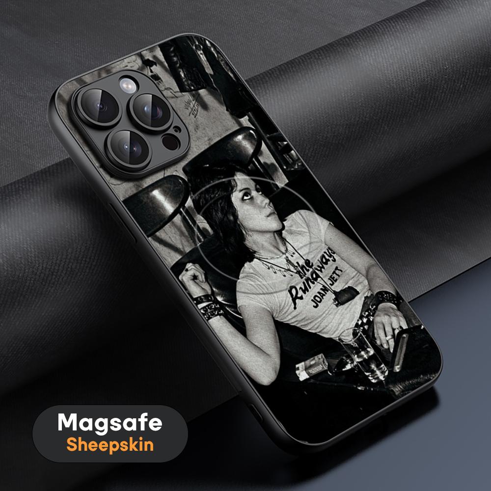 Cool Singer J-Joan J-ETT Hot Phone Case For iPhone 17 16 15 14 13 12 11 Plus Pro Max  High-end Luxury Magsafe Sheepskin