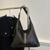 Simple Leather Tote Bag Designer Commuting Sling Bag Trendy Shoulder Bag  Men Women