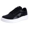 Li Ning Synthetic Leather Slip Resistant Abrasion Resistant Low Top Skateboard Shoes Men's Black White AGCP335-8