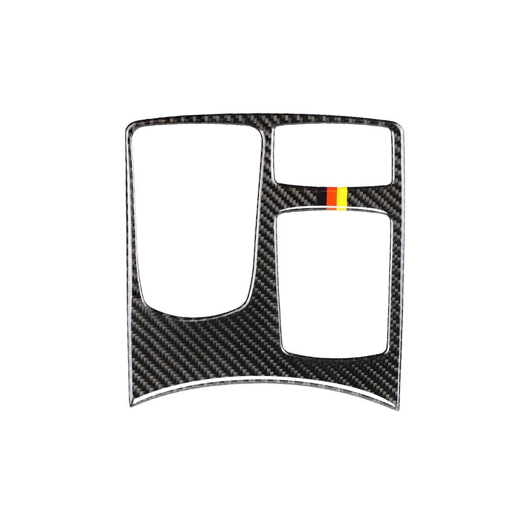 For Mercedes Benz GLE GLS M Class W166 X166 W164 Car Styling Carbon Fiber Center Control Armrest Multimedia Panel Cover Trim