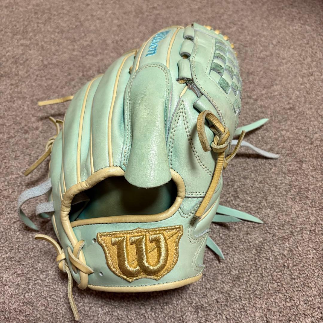 Used Wilson custom made gloves for softball