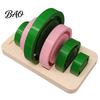 Pottery Class Practice Equipment Foot Ring Tools Set, 6 Sizes Clay Base Aligner Templates, Handmade Set Shaping for Ceramic Mugs Bowls Vases,