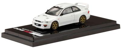 HJ64 Subaru Impreza 22B STi Version Rally Base Drive Feather White Finished Product HJ641041RW 1/64 (GC8 Modified) car/Left-hand