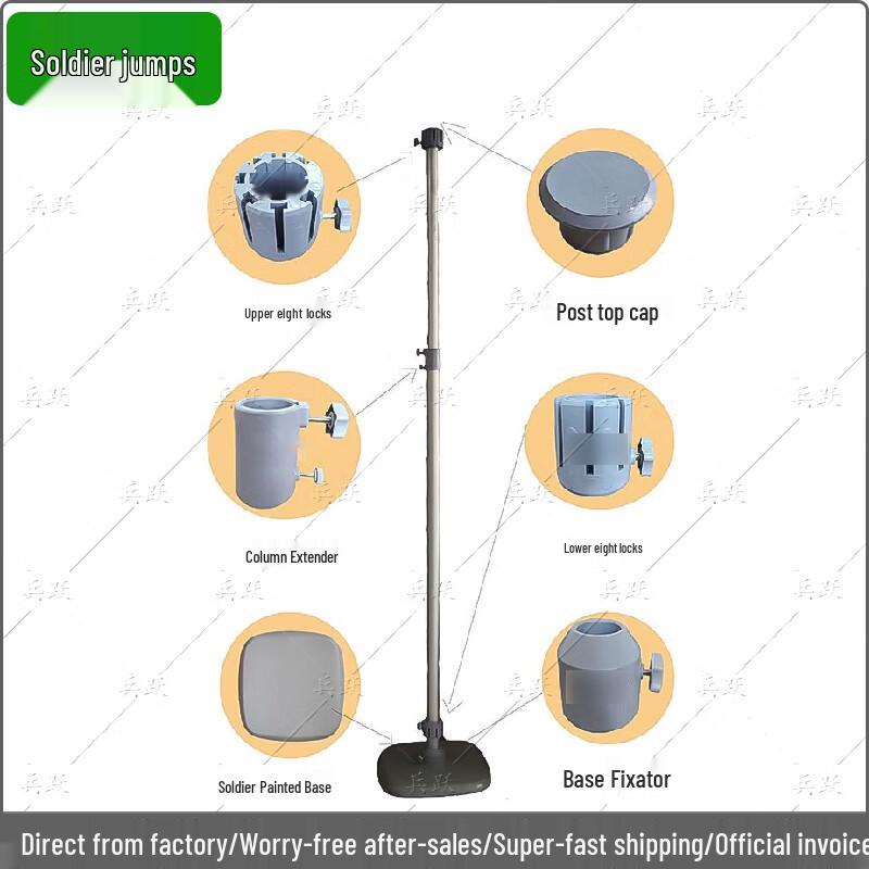 Bingyue 2x3.2m Aluminum Telescopic Display Stand