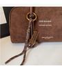 Women's Premium Suede Boston Bag - Large Capacity Crossbody