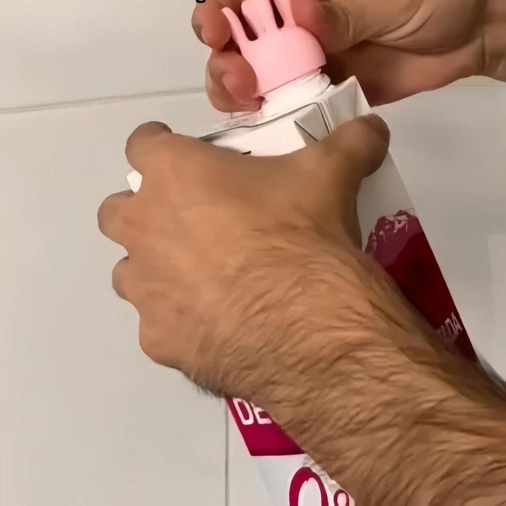 Pouring Cow Udder Milk Carton Cap Kitchen Tools Milk Jug Lid Gifts Milk Cap