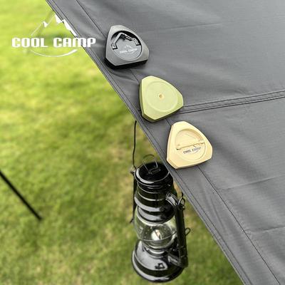 COOLCAMP Multifunctional Magnetic Hook with Triangle Suction Cup and Clamp for Outdoor Camping & Car Light Hanging.