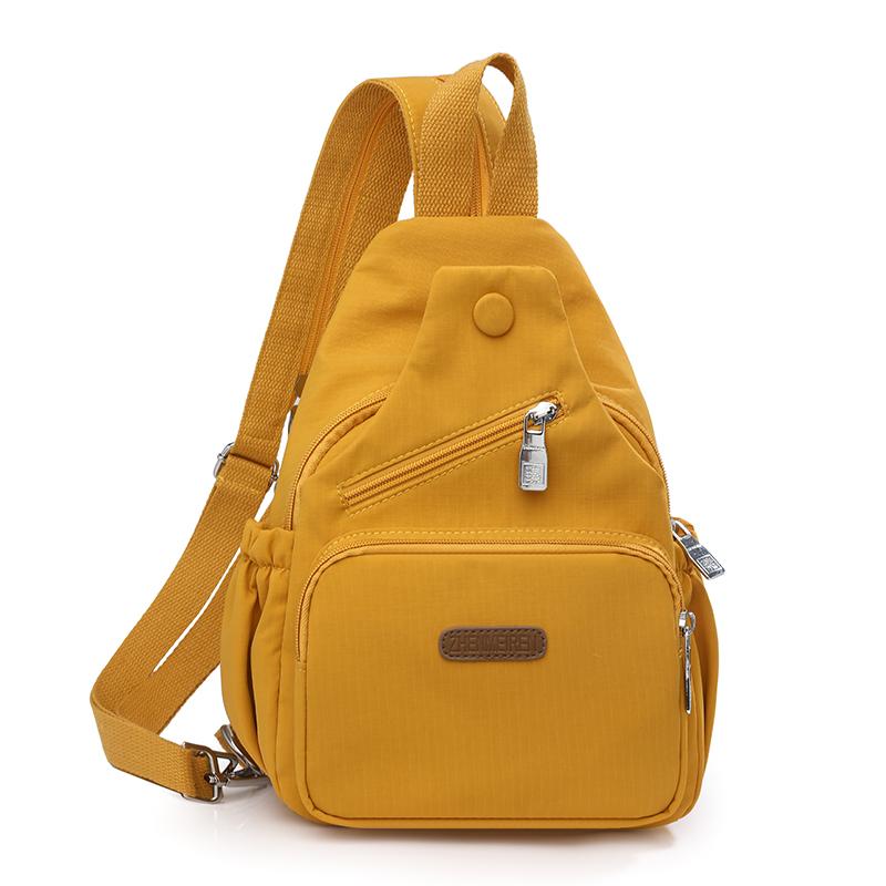 Multifunktionell Ryggsäck Dam Utomhus Bröstväska Resa Stor Kapacitet Ryggsäck