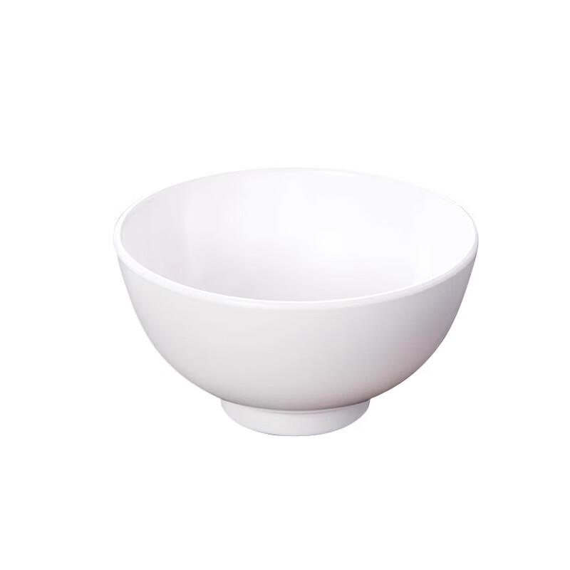 White Melamine Restaurant Serving Bowl