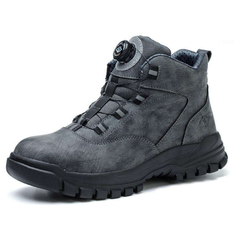 Pracovní boty s ocelovou špičkou pro muže průmyslová obuv pro bezpečnost na staveništi ochranná obuv odolná proti propíchnutí pracovní ochranná obuv