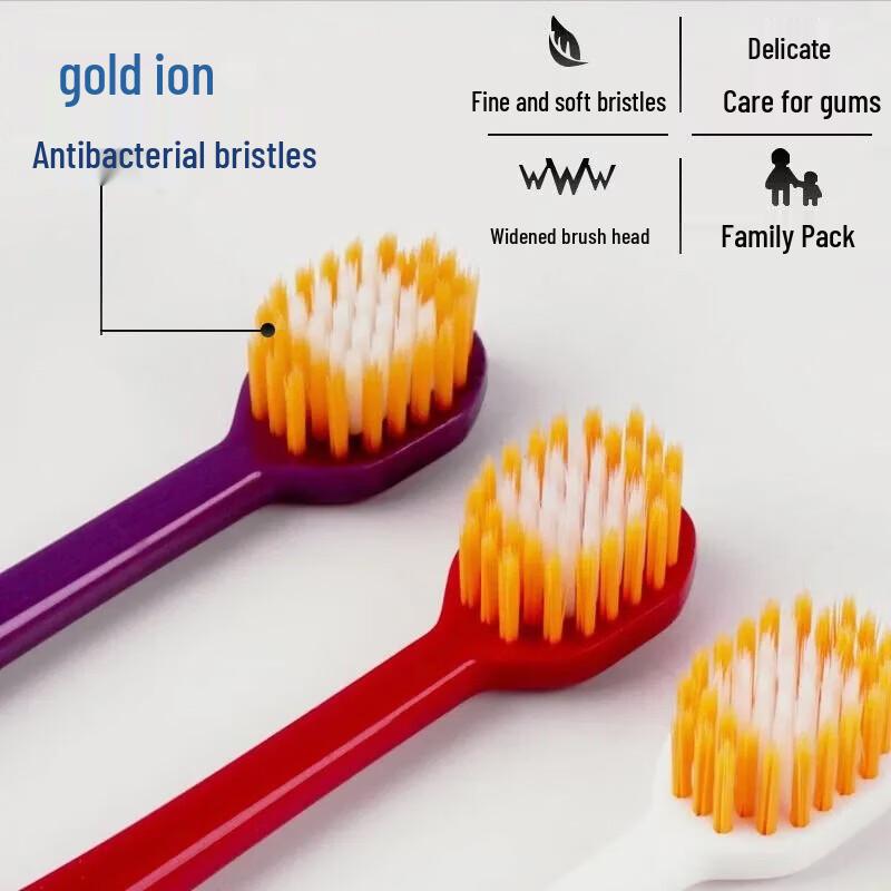 Dr. Dental Gold Ion Wide Head Toothbrush