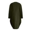 Damen-Kleid mit Taschen, lockeres Damen-Ausschnitt, lässig, langes Oberteil, Kleid in Übergröße