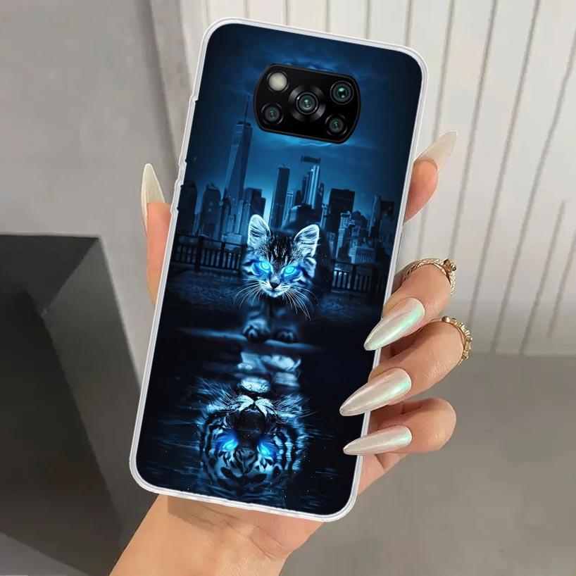 Cool Animal Big Cat Tiger Phone Case for Xiaomi Poco X5 X6 X7 Pro F7 Ultra M7 Redmi 15 15C 13 13C 12 12C 10 10A 10C 9 9A 9C 9T S