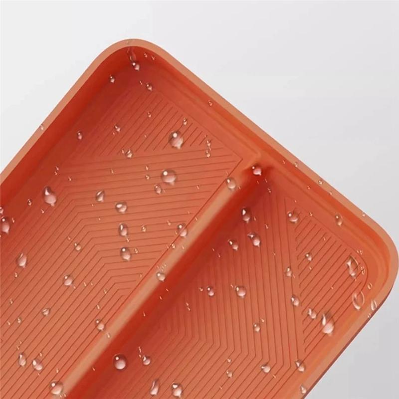 

Car Accessories Refrigerator Cup Holder Beverage Fixing Grid Silicone Pad For LIXIANG L9 L7 L8 2024 помаранчевий