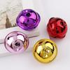 10-50Pcs 40mm Iron Christmas Bell Colorful Jingle Pendant For DIY Craft Material Ornament Making Supplies Xmas Decoration