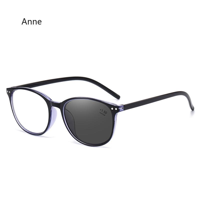 Lightweight Small Round Reading Glasses Eyeware High Quality Women Anti Blue Light Eyeware Photochromic Prescription Eyeglasses