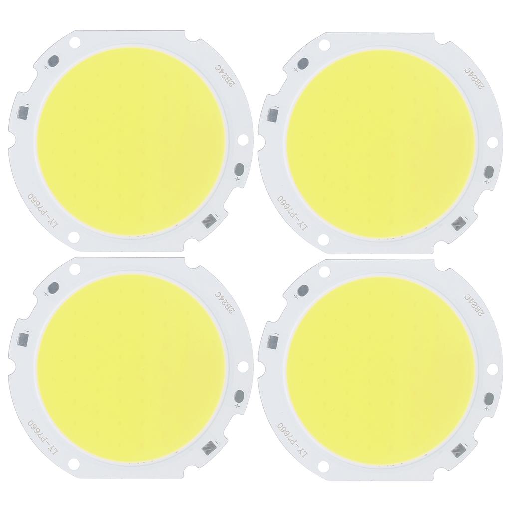 4PCS 75mm Round COB Lamp Bead High Power LED Chip 24W/72?82V for DIY Lamp Indoor Light Source