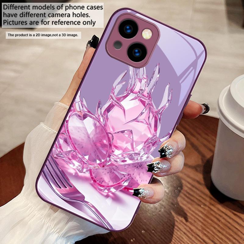 Familiar Dragon Fruit For iPhone 17 Air 16 E 15 14 13 Plus 12 Mini 11 17 Pro Max XR Xs Max 16E 7 8 Tempered Glass Phone Case