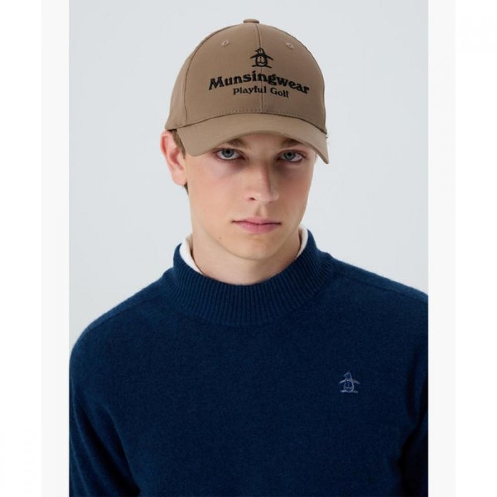 Munsingwear Men Logo Embroidery 6 Panel Cap Beige Mr321mcp71