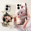 Für Oppo Reno 13F 4G CPH2701 5G CPH2699 Handyhülle Für Oppo Reno 13F Hülle Stoßfest Luxus Niedliche Katze Panda Mode Blumen Liebe