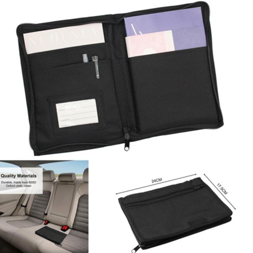 

Glove Box Storage Organizer Compartment Organizer Manual Folder Multi Pockets Storage Case Pouch Holder For Card Licenses