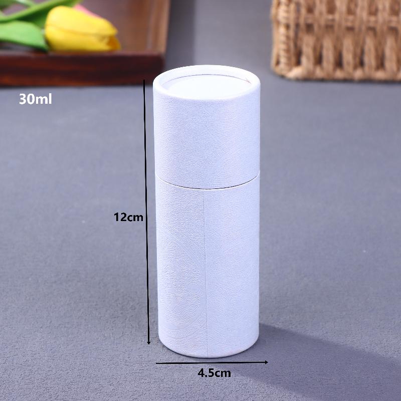1 Pcs Copperplate Paper Tube Box Paper Gift Packaging Round Cylinder Oil Bottle Package Cardboard Tube For Essential Oil Perfume