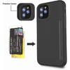 for iPhone 11 Pro Case with Card Holder,Credit Card Slot Protective Wallet Case - Black