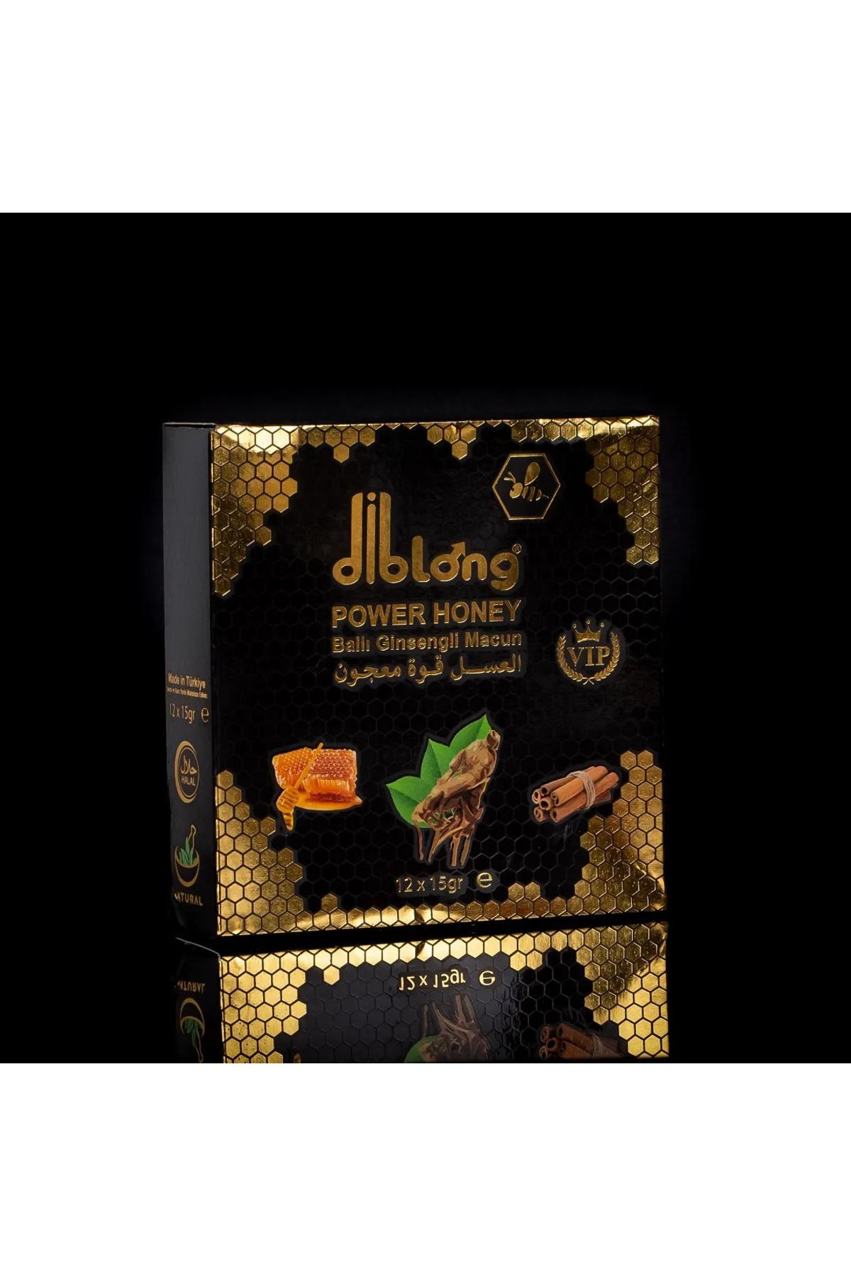 Diblong 12er-Pack Stick Honig, Power, 100% Original 1 PRC