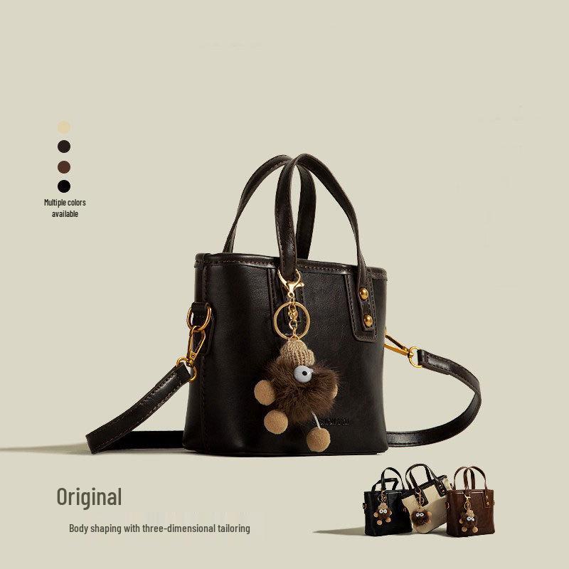 

Ретро 2025 Женские Модные Весенне-Летние Сумки Тоут, На Плечо и Кроссбоди кофейный