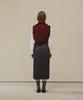 Shine On You Yak Turtleneck Ribbon Tie Vest_Burgundy