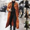 Streetwear Fashion Trench Men's Thin Coat Designer Overlong British Coats Man's Clothing with Epaulets Men's Jackets for Spring
