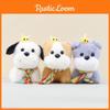 Puppy Bee Cute Keychain Cartoon Children Backpack Decorative Pendant Plush Doll