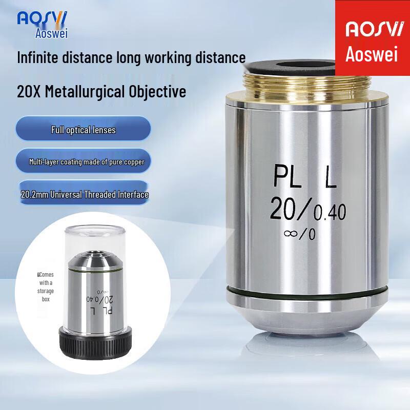 AOSVI High Magnification Metallographic Objective Lens
