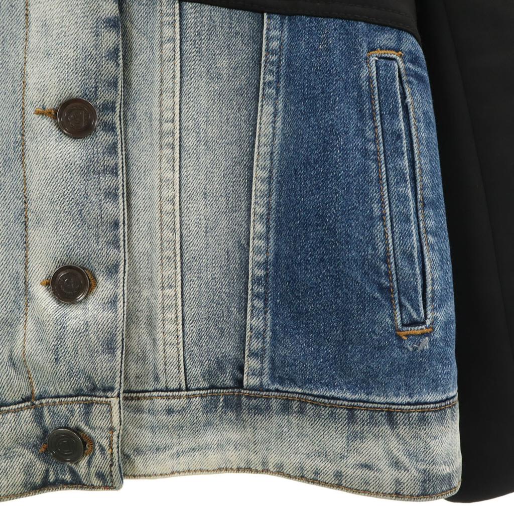 Desigual Denim Switch Hybrid Slim blazer 36 black Women Used