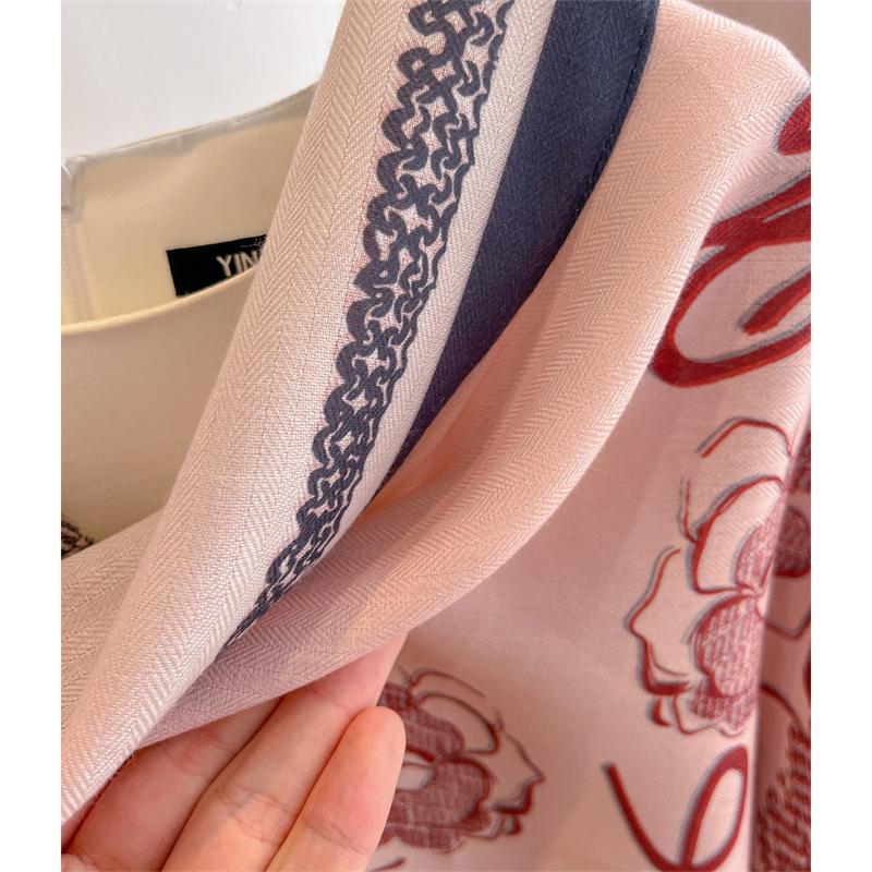 60*170cm Double Side Luxury Women Scarf Shawl Print Cotton Linen Feeling Muslim Hijab Wrap Turban Pashmina