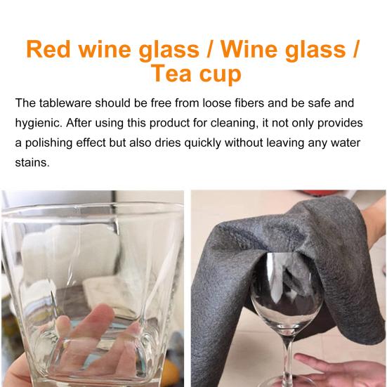 2/4 Stück Putzlappen Schnell Saugfähig Wiederverwendbar Wischtuch Tiefenreinigung Schnell Trocknend Fensterputzlappen