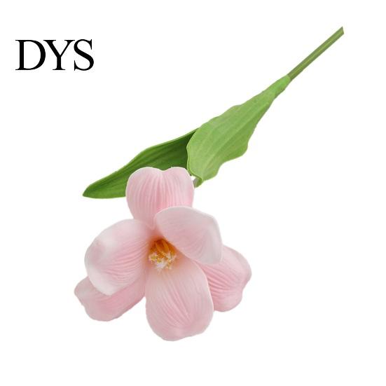 Maintenance-Free Artificial Flowers Opening Tulip with Stem, Realistic Fake Flower, Faux Bendable Stem Floral Arrangement Bloom for Wedding Party Home