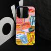 S-Sardinen F-Fisch Kunst Handyhülle Für iPhone 17,16,15,14,13,12,11 Plus,Pro Max,XS,Bunte Silber Schwarz Hülle